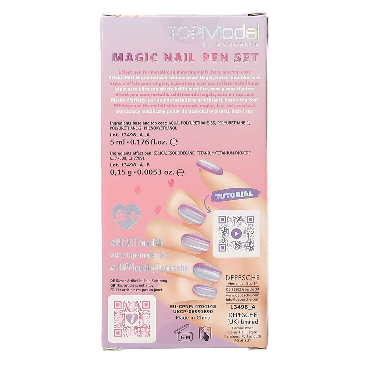 Depesche TOPModel Nagellack-Effekt-Stift Beauty and Me