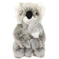 Depesche TOPModel Plüsch Koala Mama mit Baby WILD, 21 cm