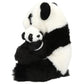 Depesche TOPModel Plüsch Panda Mama mit Baby, 21 cm