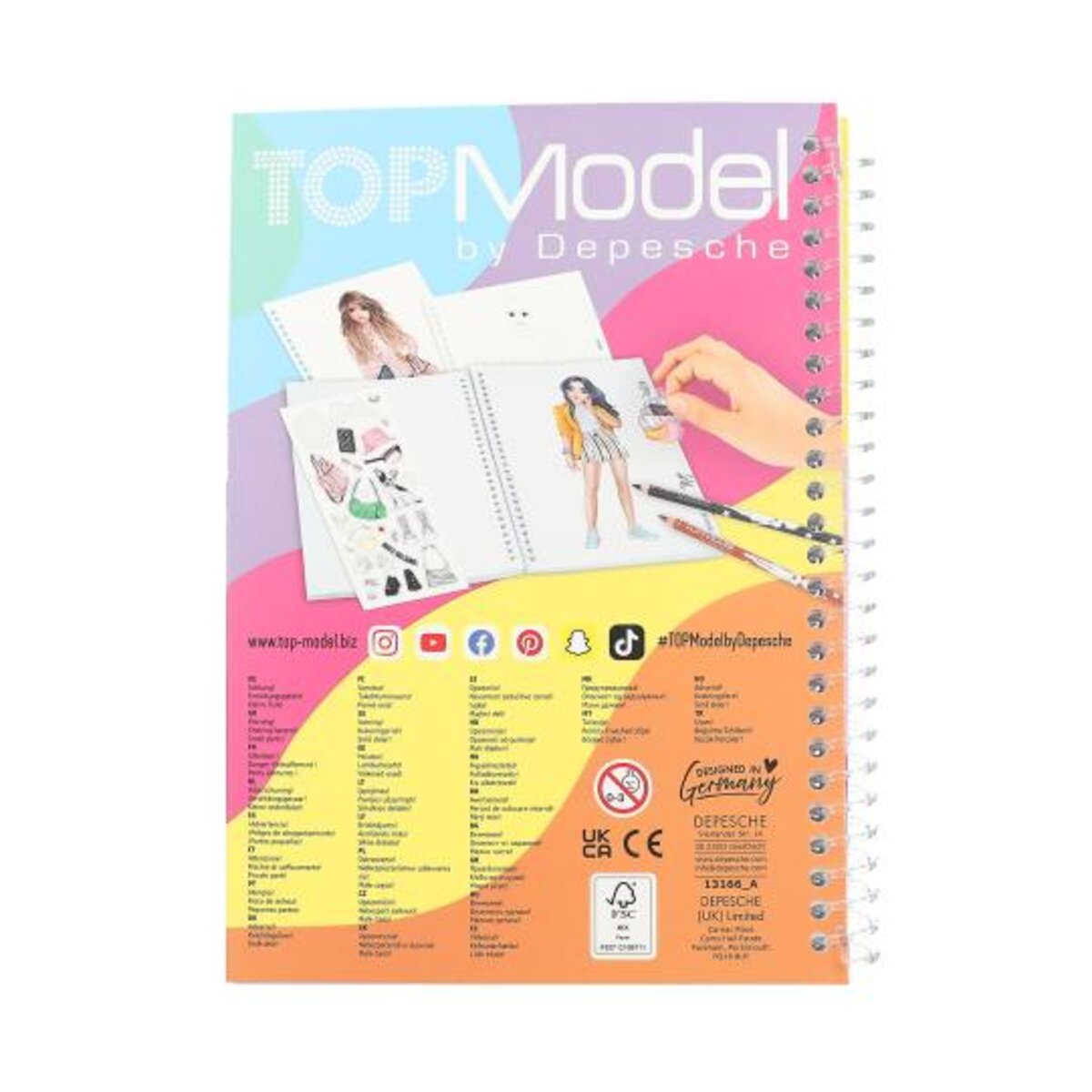 Depesche TOPModel Pocket Malbuch