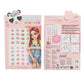Depesche TOPModel Selbstklebende Nagelsticker BEAUTY and ME, 1 Stück; 4-fach sortiert