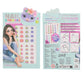 Depesche TOPModel Selbstklebende Nagelsticker BEAUTY and ME, 1 Stück; 4-fach sortiert