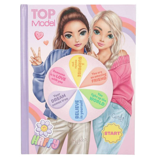 Depesche TOPModel Stimmungs-Malbuch mit LED-Glücksrad