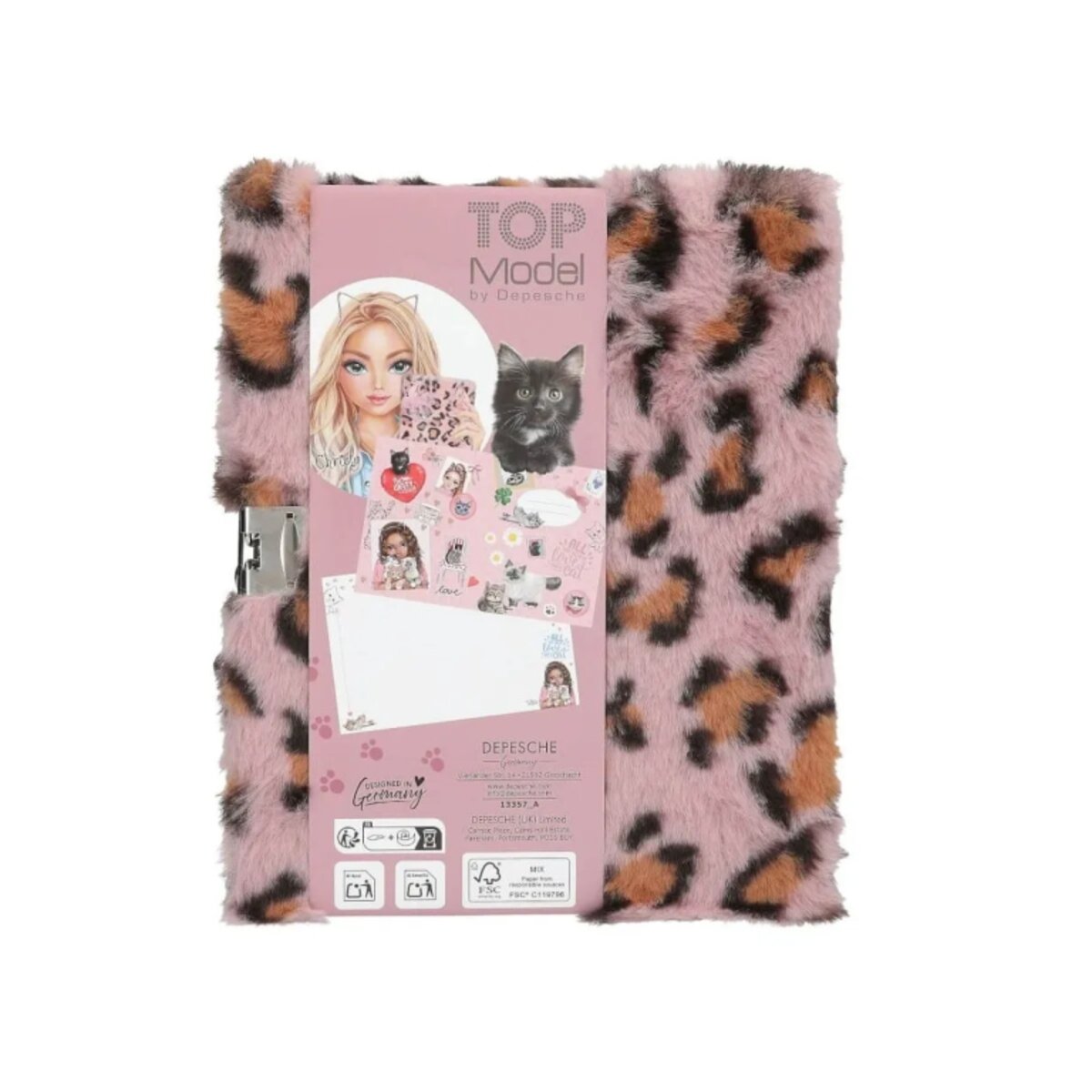 Depesche TOPModel Tagebuch Cosy Cat Rosa