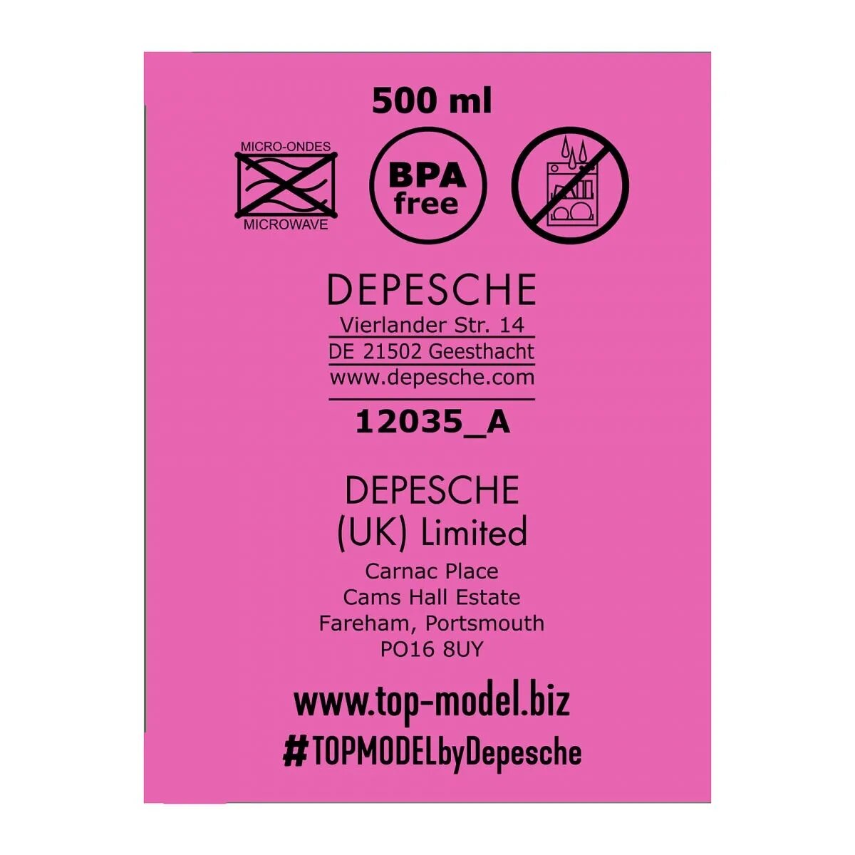 Depesche TOPModel Trinkflasche CORGI