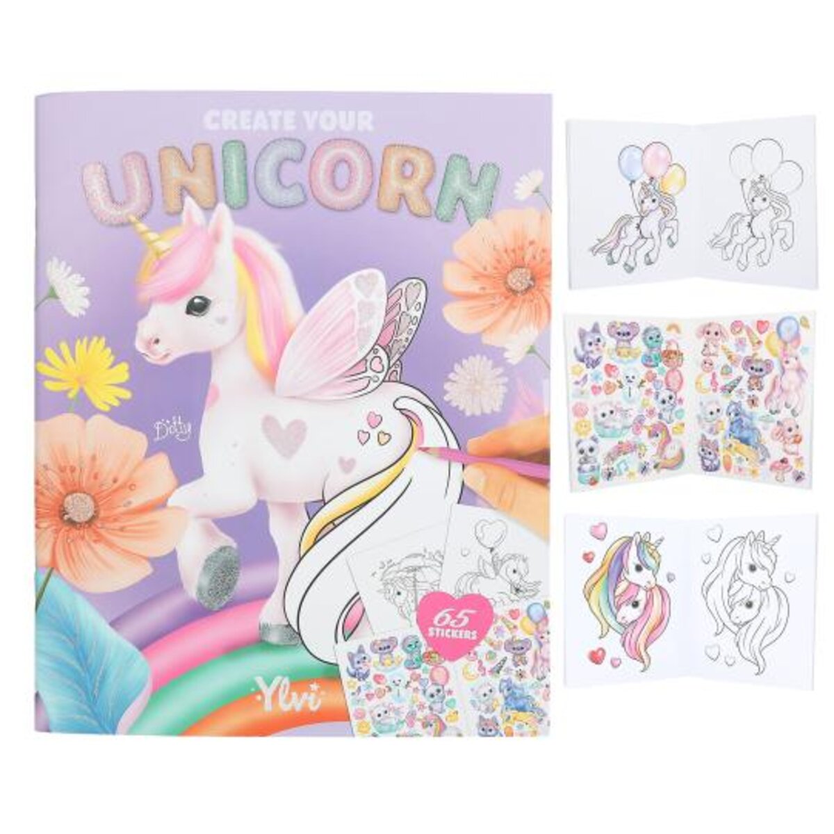 Depesche Ylvi Create your Unicorn Malbuch