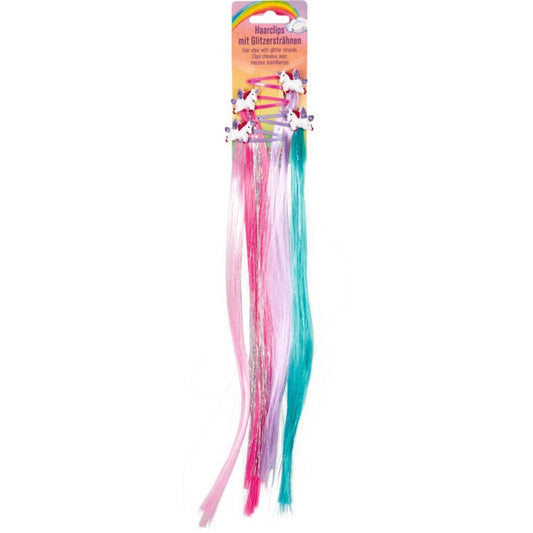 Die Spiegelburg Haarclips mit Glitzersträhnen - Einhorn-Paradies
