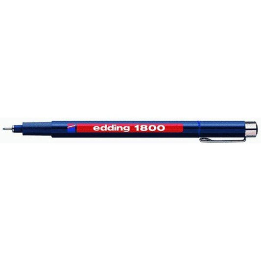 edding 1800 Faserzeichner Profipen, blau, 0.5mm