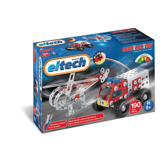 Eitech Feuerwehr Set Helikopter & Löschwagen