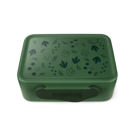 ergobag Brotdose Dino grün 0,5 x 17 x 12 cm besonders leicht und robust