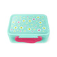 ergobag Brotdose Blümchen bunt 0,5 x 17 x 12 cm besonders leicht und robust