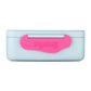 ergobag Brotdose Bubbles blau rosa 0,5 x 17 x 12 cm besonders leicht und robust