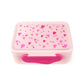 ergobag Brotdose Herzen rosa 0,5 x 17 x 12 cm besonders leicht und robust