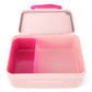ergobag Brotdose Herzen rosa 0,5 x 17 x 12 cm besonders leicht und robust