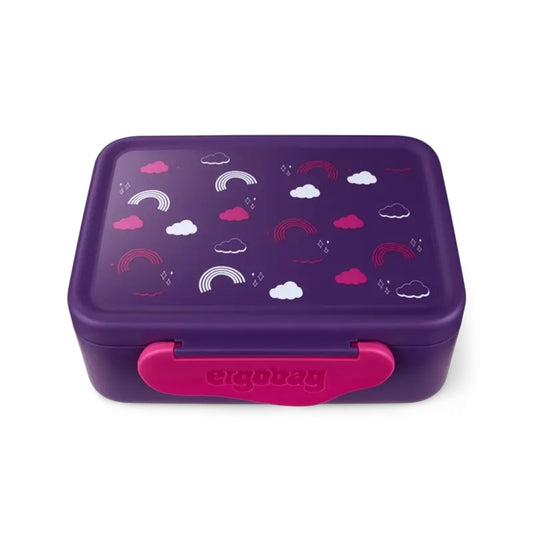 ergobag Brotdose Regenbogen bunt 0,5 x 17 x 12 cm besonders leicht und robust