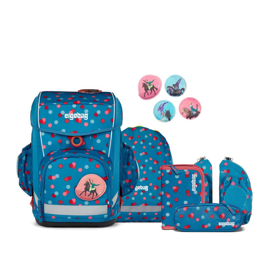 ergobag Cubo Light Schulrucksack-Set VoltiBär, 6-teilig