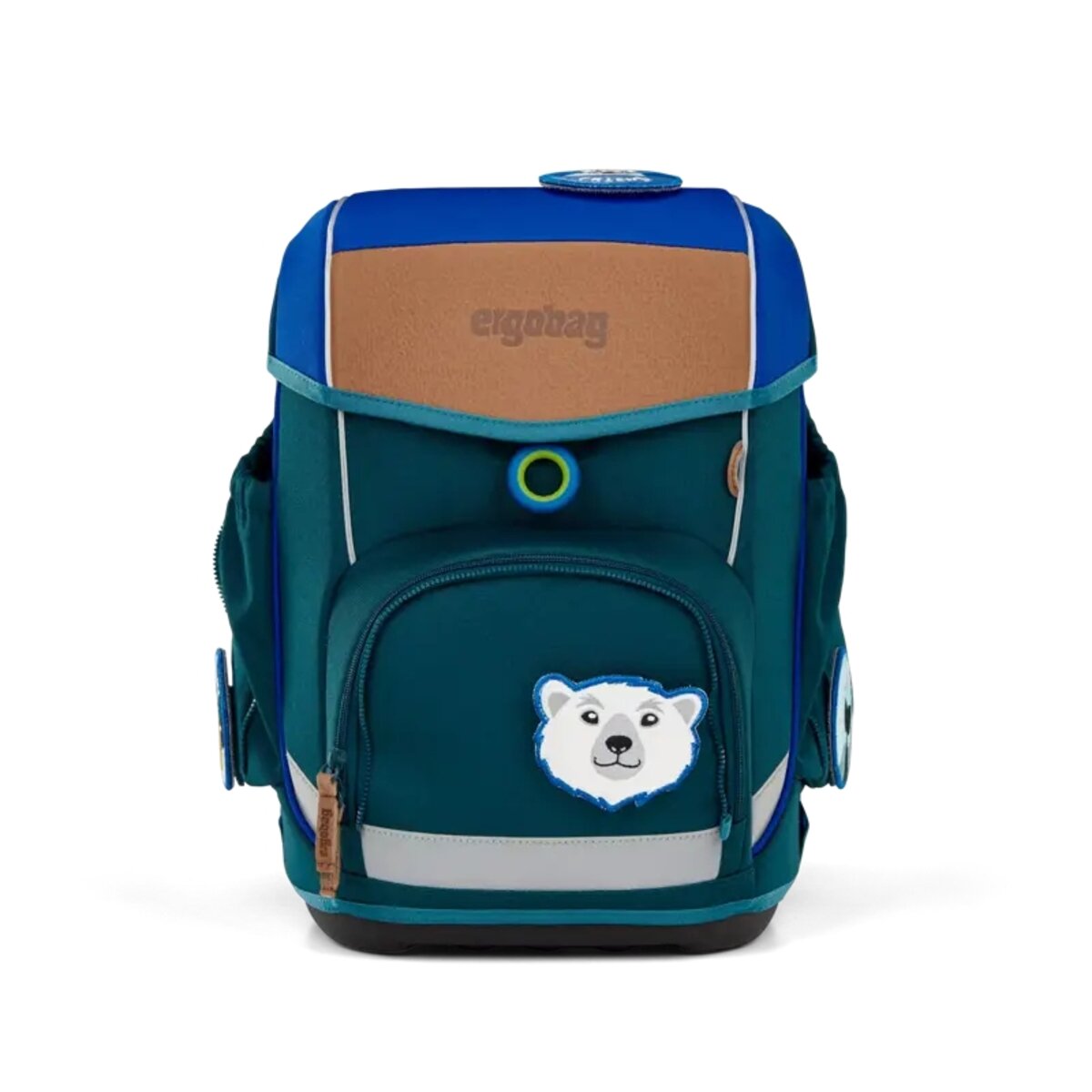 ergobag CUBO Schulranzen-Set ArktisforschBär, 5-teilig