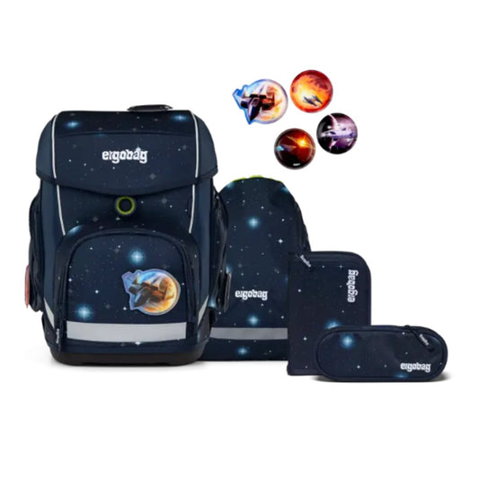 ergobag CUBO Schulrucksack-Set  KoBärnikus, 5-teilig