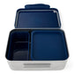 ergobag Edelstahl Brotdose blau 0,5 x 17 x 12 cm rostfrei
