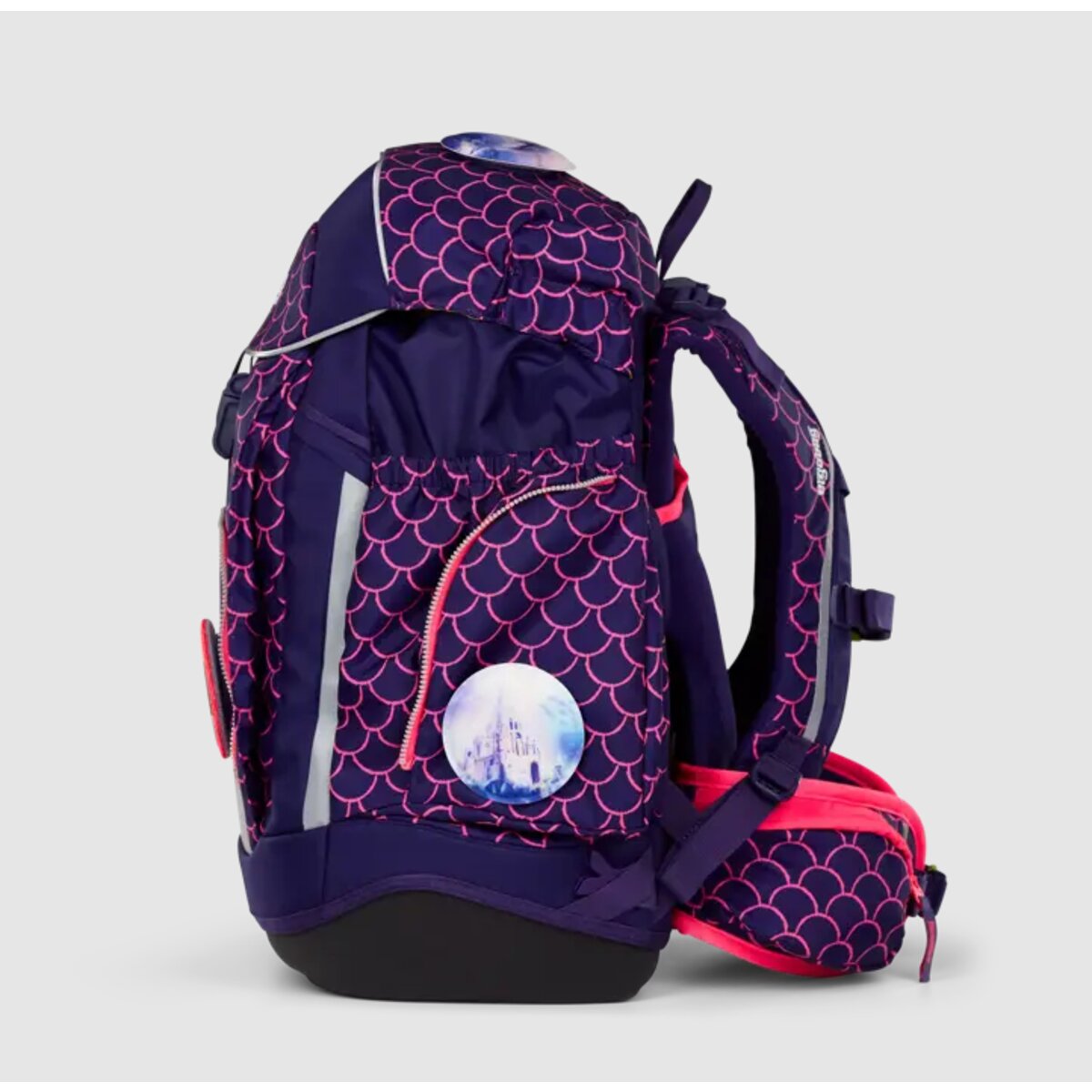 ergobag MAXI Schulrucksack-Set PerlentauchBär, 6-teilig
