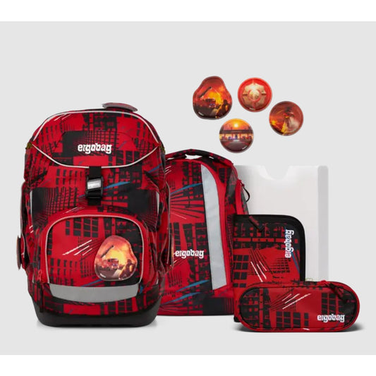 ergobag PACK Schulrucksack-Set AlarmBärreitschaft, 6-teilig