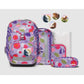 ergobag PACK Schulrucksack-Set BlütenzauBär, 6-teilig
