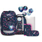 ergobag PACK Set PhantBärsiewelt Reflex Glow, ergonomischer Schulrucksack, Set 6-teilig