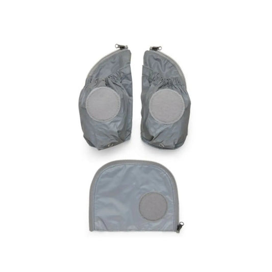 ergobag Seitentaschen Zip-Set Silver Reflective