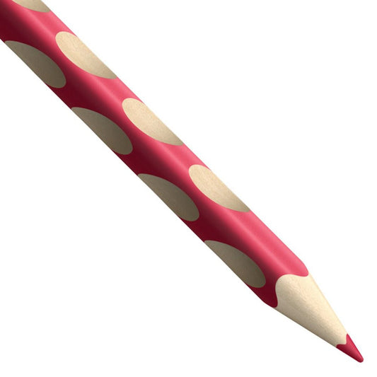 Ergonomischer Buntstift für Linkshänder - STABILO EASYcolors - Einzelstift - karminrot dunkel