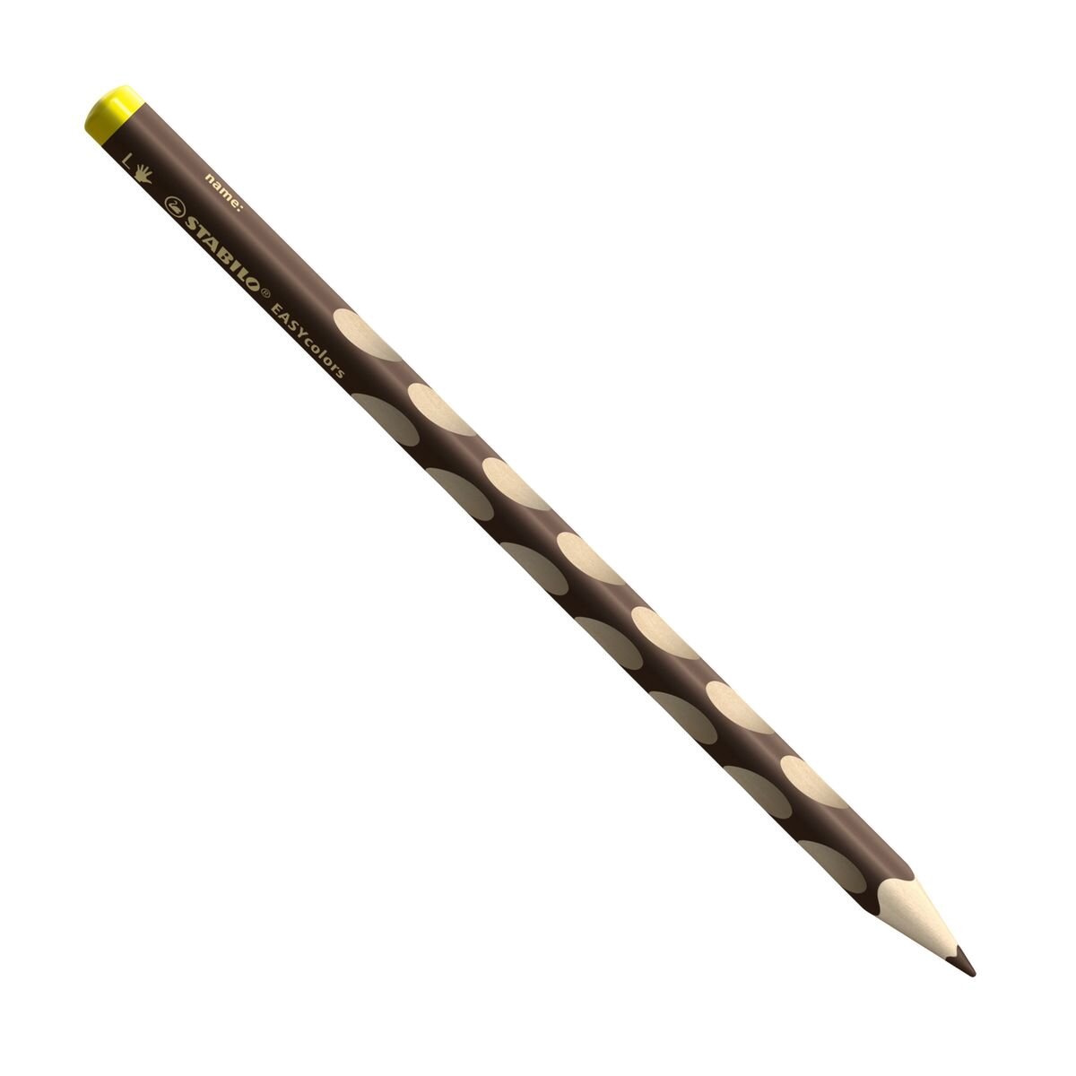 Ergonomischer Buntstift für Linkshänder - STABILO EASYcolors - Einzelstift - dunkel braun
