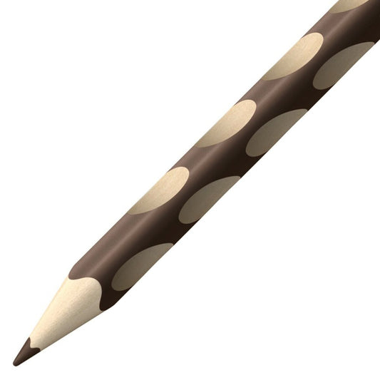 Ergonomischer Buntstift für Rechtshänder - STABILO EASYcolors - Einzelstift - dunkel braun