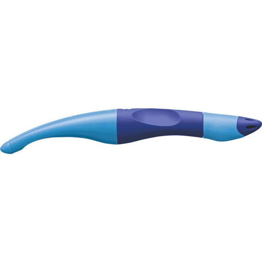 Ergonomischer Tintenroller für Linkshänder - STABILO EASYoriginal in dunkel-/hellblau - Einzelstift - Schreibfarbe blau (löschbar) - inklusive Patrone