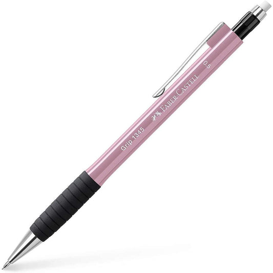 Faber-Castell - Druckbleistift GRIP 1345 rose shadows, Härtegrad B, Minenstärke 0.5 mm