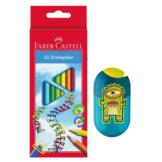 Faber-Castell Bundle Farbstifte + Spitzerdose