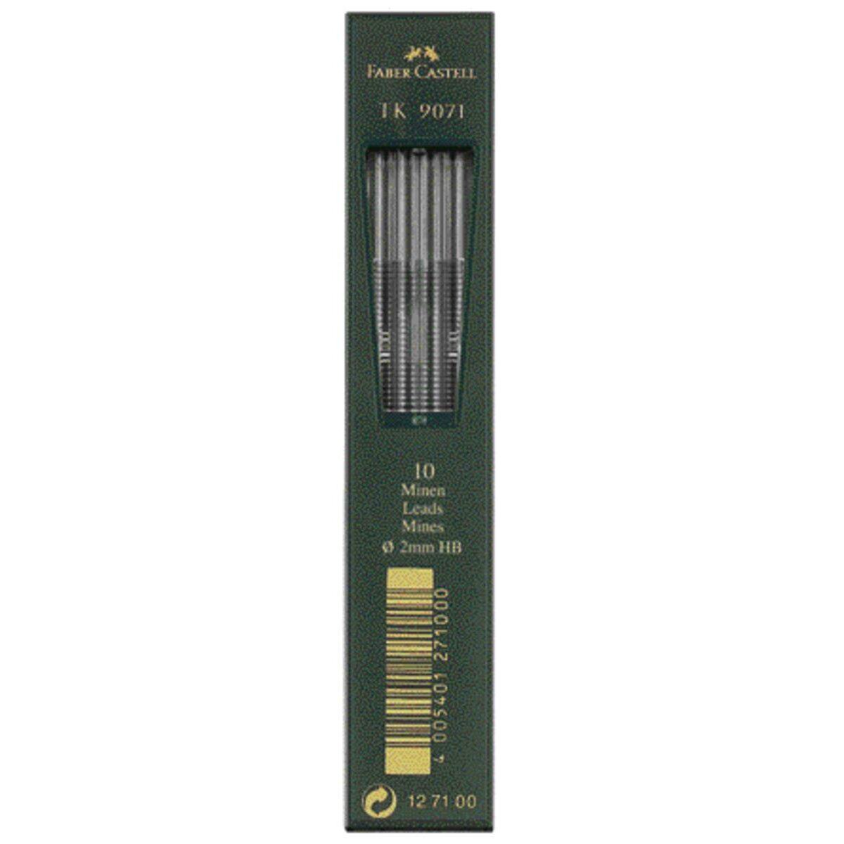 Faber-Castell Fallmine TK 9071, HB, 2mm, 10 Stück
