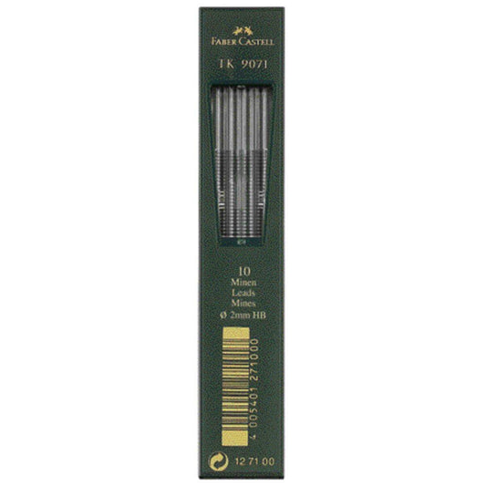 Faber-Castell Fallmine TK 9071, HB, 2mm, 10 Stück