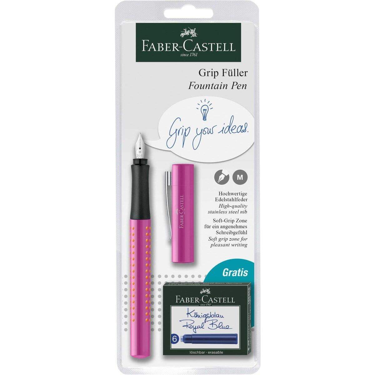 Faber-Castell Füller Grip 2010 M sortiert