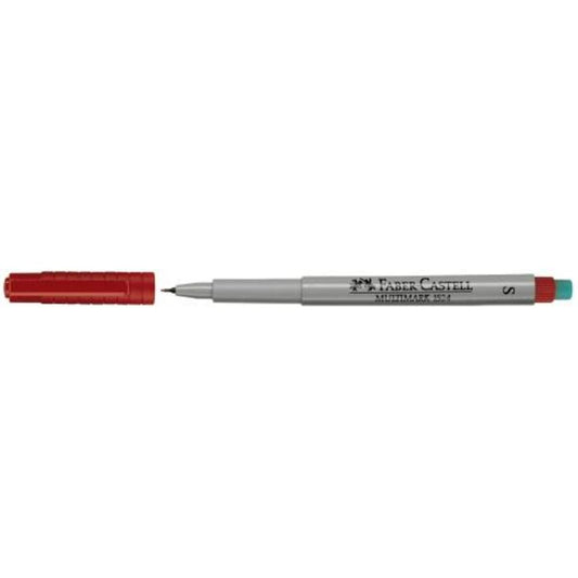 Faber-Castell Marker Multimark, nonpermanent, S, rot