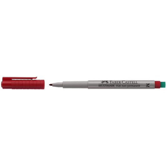 Faber-Castell Marker Multimark, nonpermanent, M, rot
