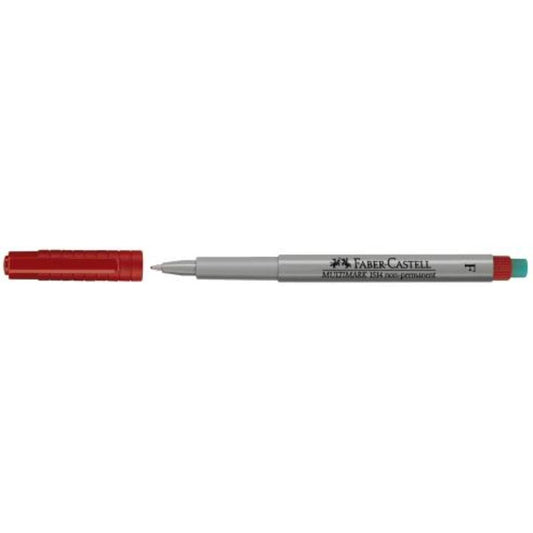 Faber-Castell Marker Multimark, nonpermanent, F, rot