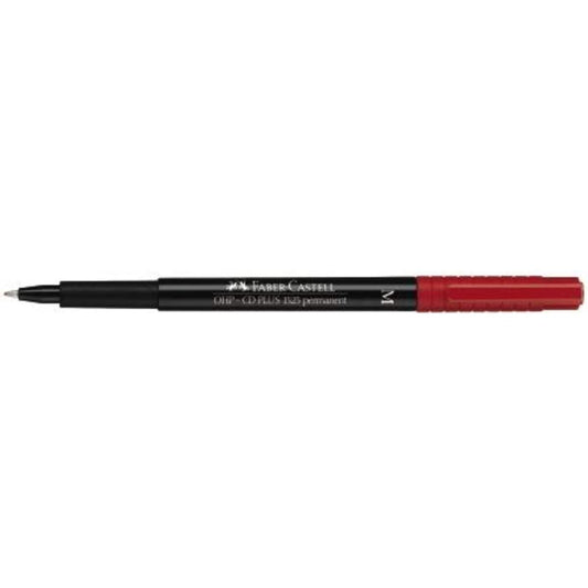 Faber-Castell Marker Multimark permanent, M, rot