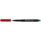 Faber-Castell Marker Multimark permanent, S, rot