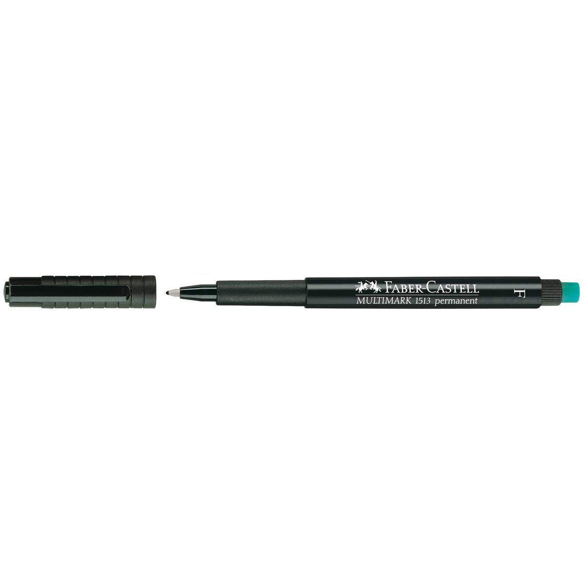 Faber-Castell Marker Multimark permanent, F, schwarz