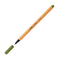 Fineliner - STABILO point 88 - Einzelstift - moosgrün