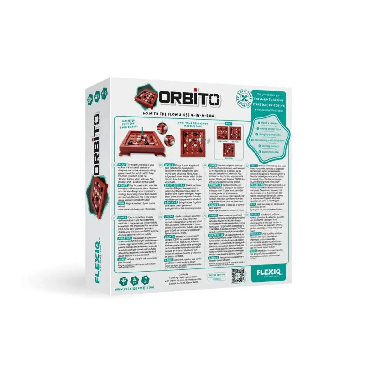 FLEXIQ Orbito Lern- und Strategiespiel einfache und intuitive Regeln