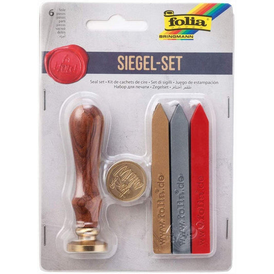 Folia Siegel Set mit zwei Siegelmotiven