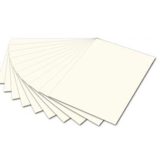 Folia Tonpapier 50x70cm perlweiß, 1 Bogen