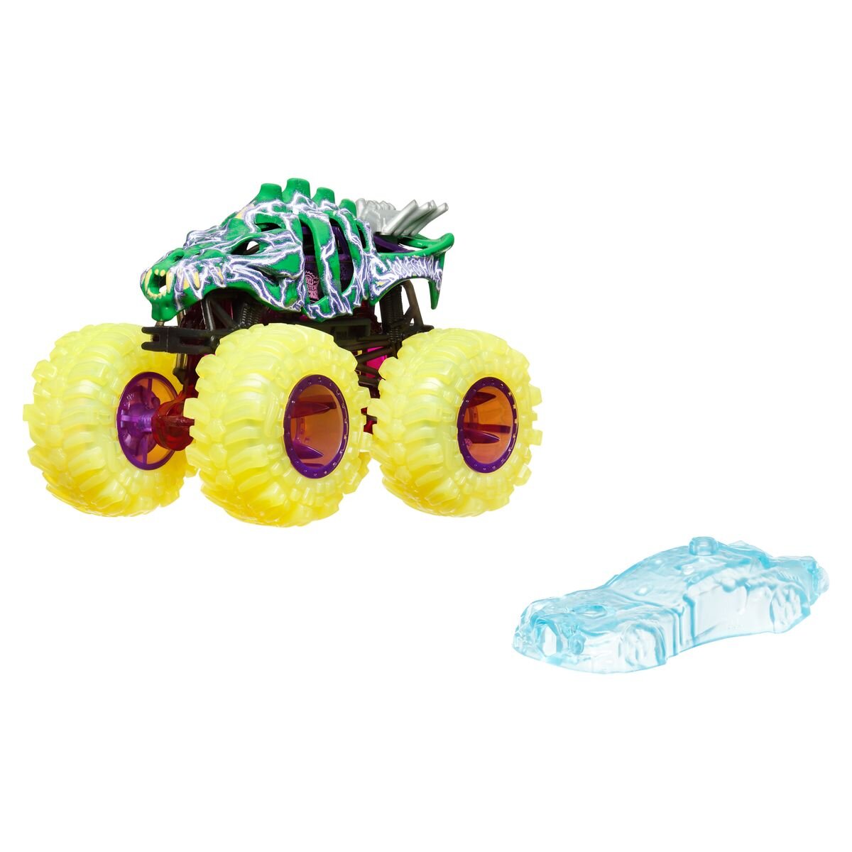 Hot Wheels Monster Trucks Power Smashers Die-Cast Singles, 1 Stück, 6-fach sortiert