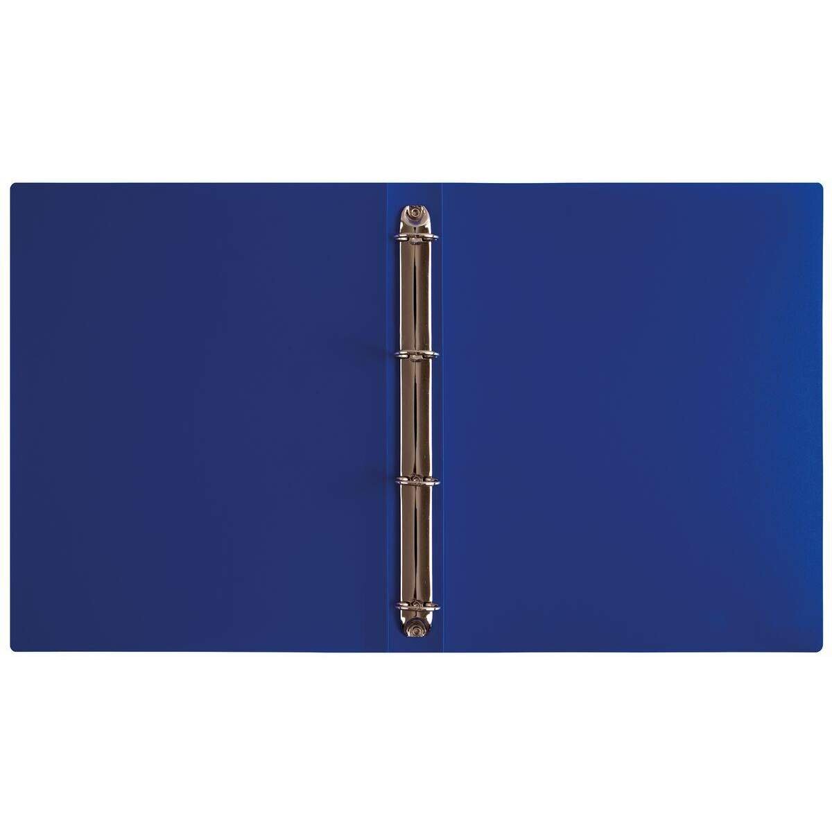 Idena Ringbuch A4 4 Ringe PP, transluzent blau