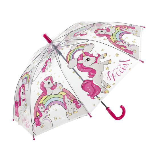 Idena Kinder Regenschirm / Ø83x66cm / "Einhorn"